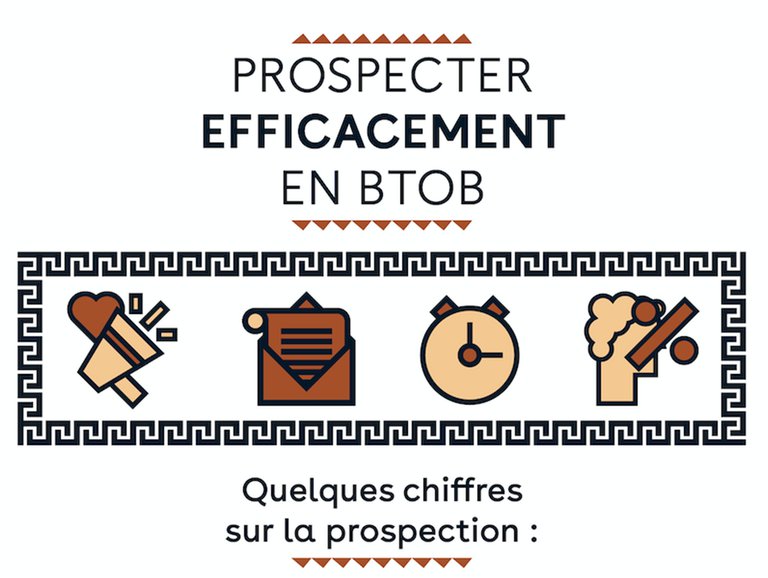 Infographie comment prospecter - 3 étapes pour réussir